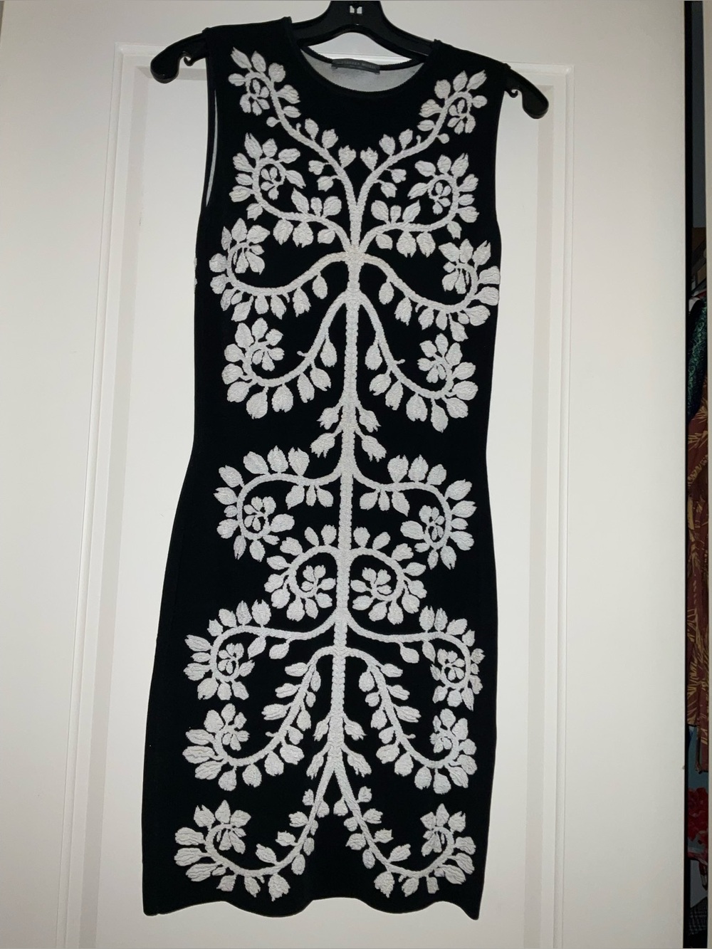 Alexander McQueen Sleeveless Black & White Dress